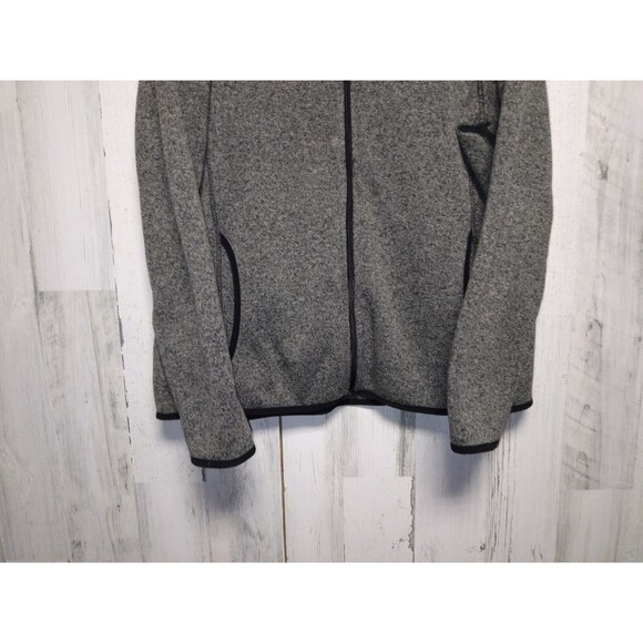 Eddie Bauer Womens 2XL Grey Full Zip Long Sleeve Long Sweater Jacket - Picture 2 of 10